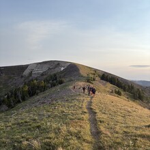 Christine Bianchi, Kelsey Johansen, Colton Kasper, Rachel Szemenyei, Masen Armel, Shannon Dowell, Tony Roy - Gallatin Crest Trail (MT)