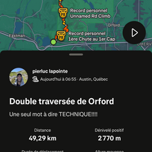 Pierluc Lapointe - La Traversée du Parc Orford (QC, Canada)