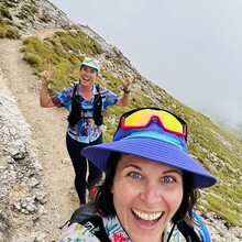 Margot Ward, Rachel Davidson - Sasso Lungo trail (Italy)