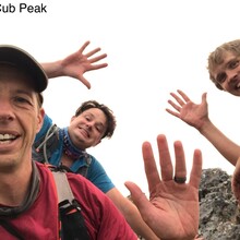 Mathias  Eichler, Scott Michie, Chris  Strode - Cushman Six Peaks (WA)