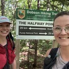 Nicole Ross, Katie Brewer - Dobson trail (NB, Canada)