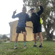 Peter Fairhurst, Stephane Vautier - Corfu Trail - S-N - Long Route