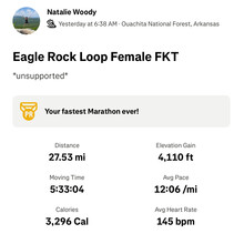 Natalie Woody - Eagle Rock Loop (AR)