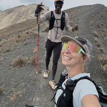 Kelly Halpin, Simon Mtuy - Mt Meru (Tanzania)