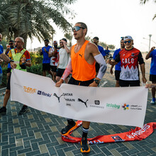 Evren Ozka - Fastest crossing of Bahrain