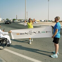 Evren Ozka - Fastest Crossing of Qatar on Foot (Male)