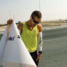 Evren Ozka - Fastest Crossing of Qatar on Foot (Male)