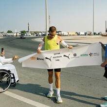 Evren Ozka - Fastest Crossing of Qatar on Foot (Male)