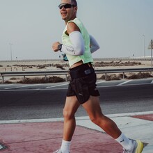 Evren Ozka - Fastest Crossing of Qatar on Foot (Male)