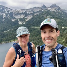 Tabatha Collins, James Clark - Paradise Triple Peak Half Marathon