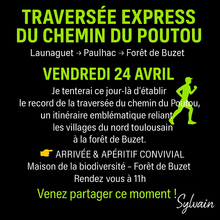 Sylvain Souloumiac - Chemin du Poutou - Launaguet => Paulhac (France)