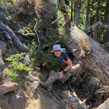 Megan Lacey, Christof Teuscher - Mt Hood Circumnavigation from Cascade Locks