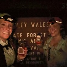 Callie Gensel, Angela Schoonover - West Rim Trail (Lycoming County, PA)