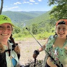 Callie Gensel, Angela Schoonover - West Rim Trail (Lycoming County, PA)