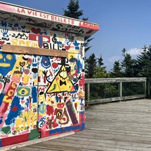 Philip Bernier, Mirella Brouillard - Mont Orford Uphill via Grande Coulée (QC, Canada)