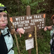 Callie Gensel, Angela Schoonover - West Rim Trail (Lycoming County, PA)
