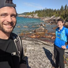 Evan Metcalfe, Kieran Metcalfe - Coastal Trail, Lake Superior Provincial Park (ON, Canada)