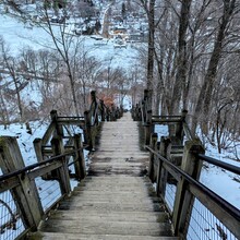 Aly Lipari - Mt Baldhead Stairs Vertical K (MI)