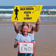 Julie Brock - Perth to Sydney