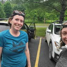 Callie Gensel, Angela Schoonover - West Rim Trail (Lycoming County, PA)