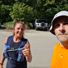 Dean Banko, Bethany Perri - Sugarloaf Trail, uphill then downhill, out and back (PA)