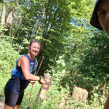 Dean Banko, Bethany Perri - Lower to Upper Baughman Trail, uphill then downhill, out and back (PA)