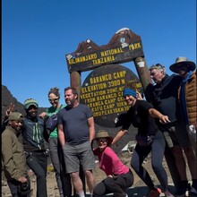 Lindsey Churchill (aka Bell), Kelly Saunders, Dagne Taylor, Stuart Holmes, Joseph Mrope, Gaudence Lekule, Victor Oisso, Razack Buu - Kilimanjaro (Tanzania)