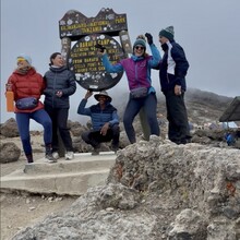 Lindsey Churchill (aka Bell), Kelly Saunders, Dagne Taylor, Stuart Holmes, Joseph Mrope, Gaudence Lekule, Victor Oisso, Razack Buu - Kilimanjaro (Tanzania)