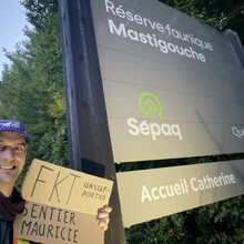 André Lafortune - Traversé du Sentier National de la Mauricie Ouest è Est (QB, Canada)