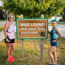 Christine Heckler, Loretta Tobolske-Horn - Mike Levine Lakelands Trail (MI)