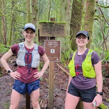 Emily Brain, Bryndis Ingimarsdottir - Tiger Mountain Trail (WA)