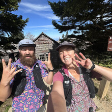 Anna Smith, Cade Smith - Mt Le Conte (TN)