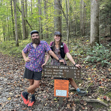 Anna Smith, Cade Smith - Mt Le Conte (TN)