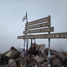 Pablo Doña Girón - "Mt Kenya" (Point Lenana) (Kenya)