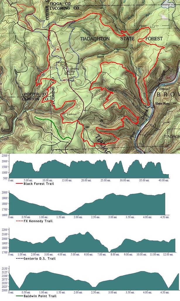 Black forest shop hiking map