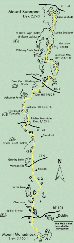 Monadnock Sunapee Greenway Trail Nh Fastest Known Time