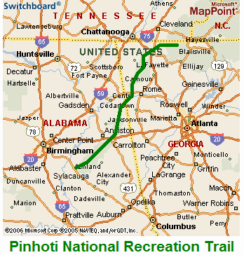 Pinhoti Trail (AL, GA) | Fastest Known Time