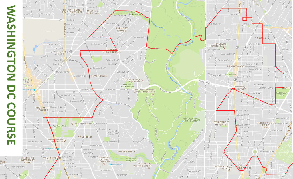 Washington DC 50 States Route (DC) | Fastest Known Time