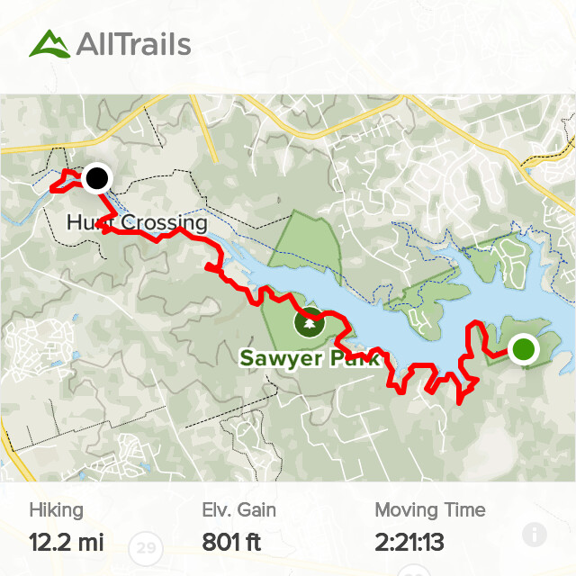 Russell Seguin Good Water Loop, Lake (TX) 20210320 Fastest Known Time