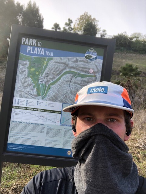 Eric Tutterow Park To Playa Trail CA 2021 01 31 Fastest Known Time