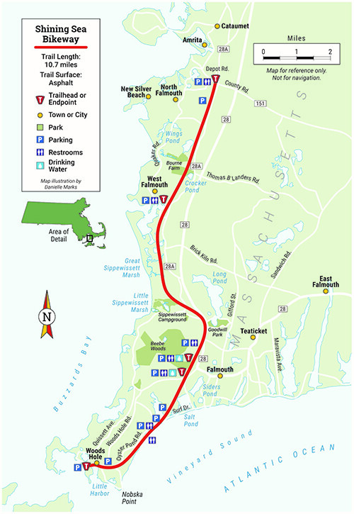 Shining Sea Bikeway (MA) | Fastest Known Time