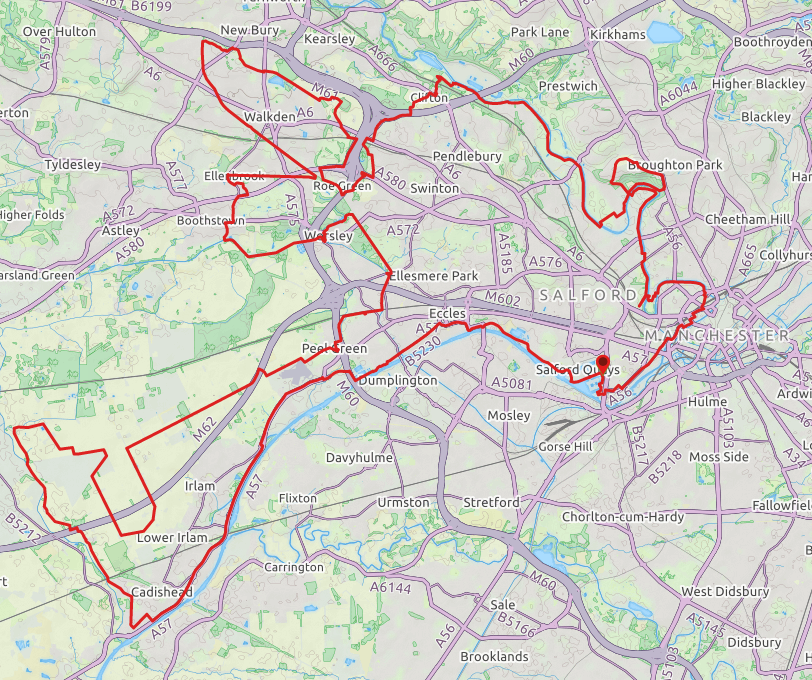 Salford Trail (United Kingdom) | Fastest Known Time