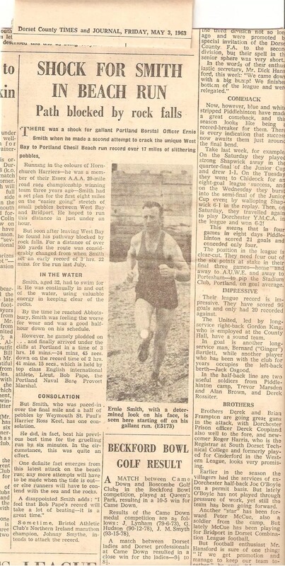 Chesil Beach Record 1962