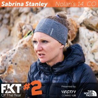 Sabrina Stanley - #2 Female - FKT of the Year - 2020 North America