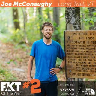 Joe McConaughy - #2 Male - FKT of the Year - 2020 North America