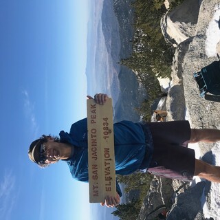 Kevin Shilling on Mt San Jacinto Peak
