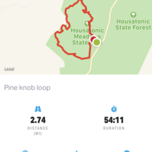 Sarah Poriss / Pine Knob Loop Trail (CT) FKT