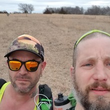 Chris Greer and Brian Scantlin / Wichita - Valley Center Floodway FKT