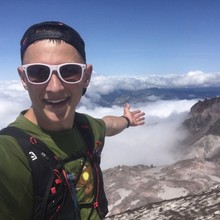 Eric Sauer / St. Helens Circum-double-ascension FKT