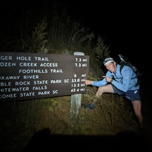 Justin Sackett, Haigh Angell / Foothills Trail unsupported FKT